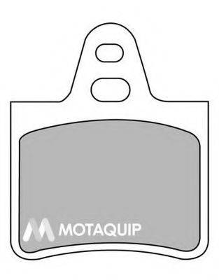 MOTAQUIP LVXL325 Комплект гальмівних колодок, дискове гальмо