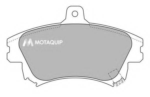 MOTAQUIP LVXL529 Комплект гальмівних колодок, дискове гальмо