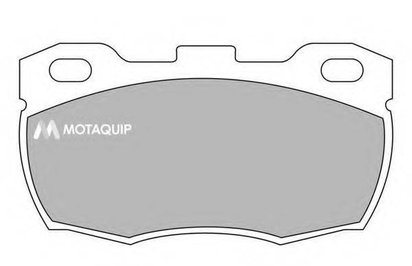 MOTAQUIP LVXL578 Комплект гальмівних колодок, дискове гальмо