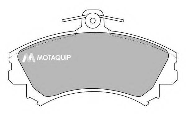 MOTAQUIP LVXL883 Комплект гальмівних колодок, дискове гальмо