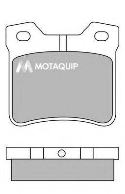 MOTAQUIP LVXL984 Комплект гальмівних колодок, дискове гальмо