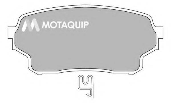 MOTAQUIP LVXL1331 Комплект гальмівних колодок, дискове гальмо
