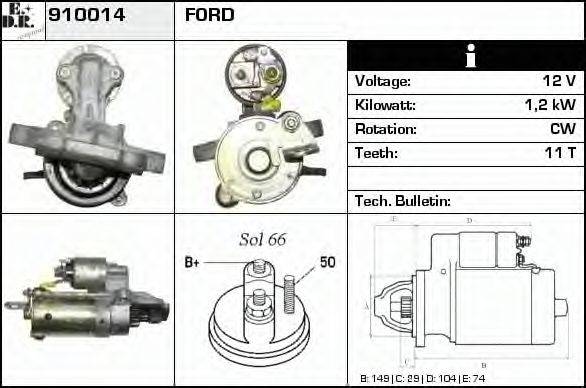 EDR 910014 Стартер