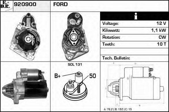 EDR 920900 Стартер