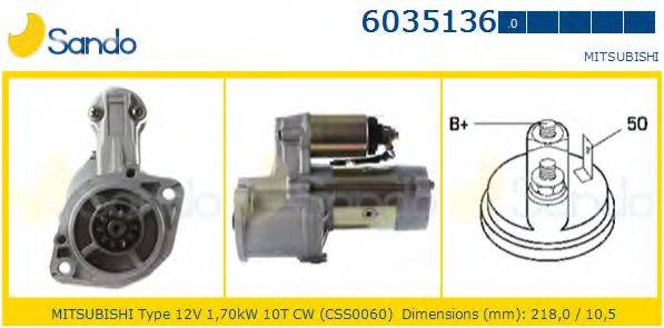 SANDO 60351360 Стартер