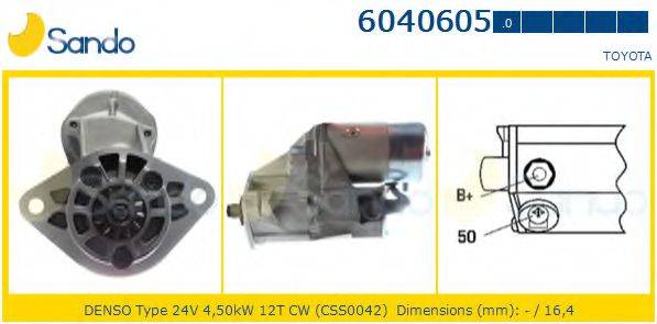 SANDO 60406050 Стартер
