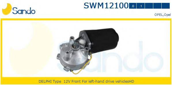 SANDO SWM121001 Двигун склоочисника