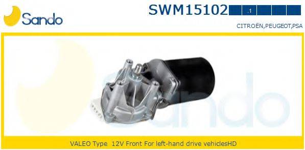 SANDO SWM151021 Двигун склоочисника