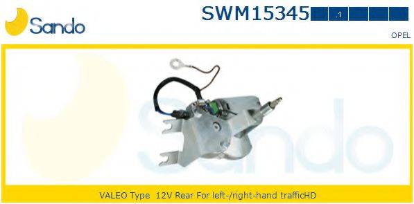 SANDO SWM153451 Двигун склоочисника