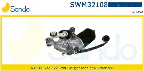 SANDO SWM321081 Двигун склоочисника