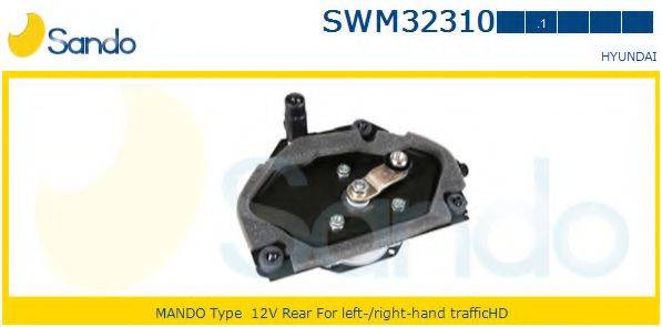 SANDO SWM323101 Двигун склоочисника