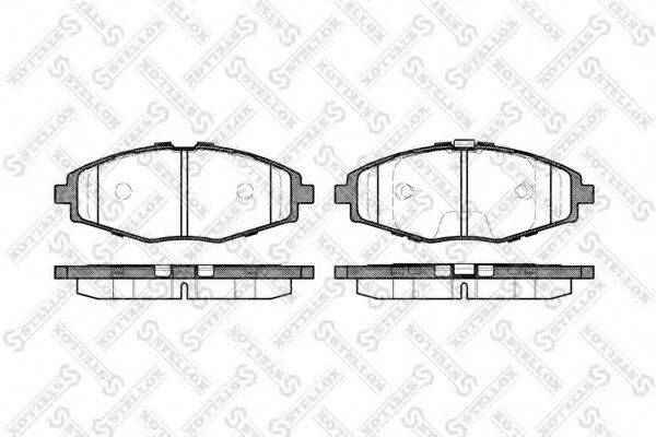 GENERAL MOTORS 96446176 Комплект гальмівних колодок, дискове гальмо