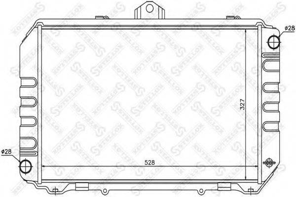 STELLOX 1026369SX Радіатор, охолодження двигуна