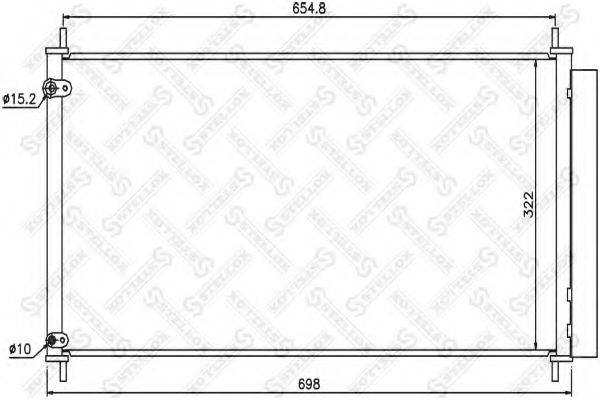 STELLOX 1045213SX Конденсатор, кондиціонер