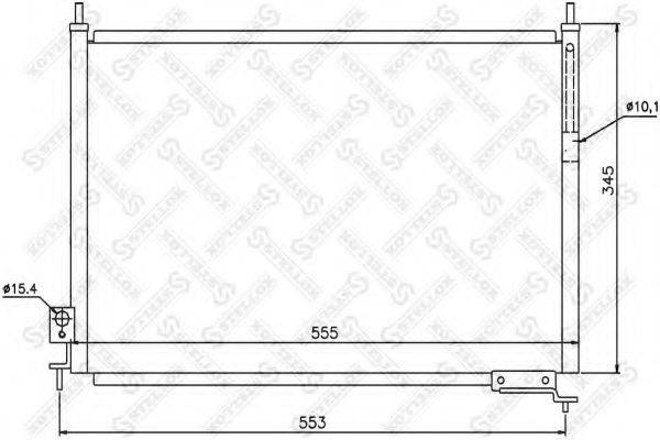 STELLOX 1045610SX Конденсатор, кондиціонер