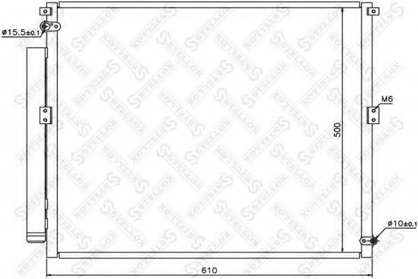 DENSO 4383774 Конденсатор, кондиціонер