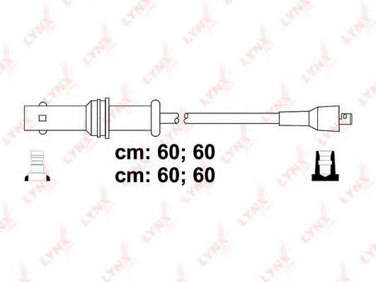 LYNXAUTO SPC7107 Комплект дротів запалювання