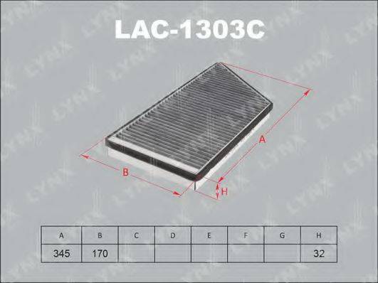 LYNXAUTO LAC1303C Фільтр, повітря у внутрішньому просторі