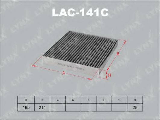 LYNXAUTO LAC141C Фільтр, повітря у внутрішньому просторі