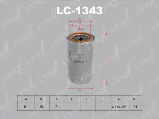 LYNXAUTO LC1343 Масляний фільтр