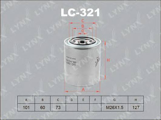 MAZDA VS01-14-302B Масляний фільтр