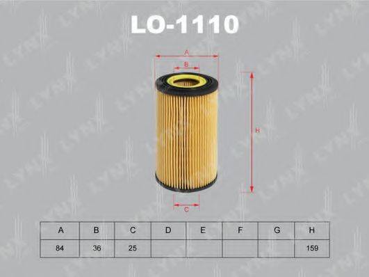 LYNXAUTO LO1110 Масляний фільтр