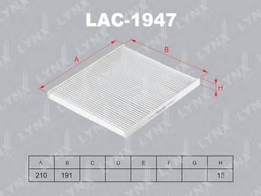 LYNXAUTO LAC1947 Фільтр, повітря у внутрішньому просторі