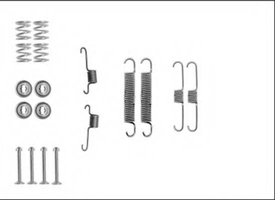 HELLA PAGID 8DZ355205821 Комплектуючі, гальмівна колодка