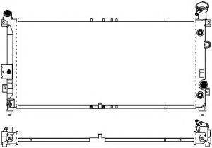 GENERAL MOTORS 10310317 Радіатор, охолодження двигуна