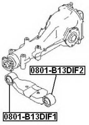 SUBARU 41310-AG031 Підвіска, важіль незалежної підвіски колеса