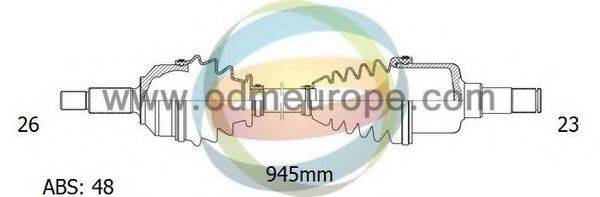 ODM-MULTIPARTS 18092161 Приводний вал