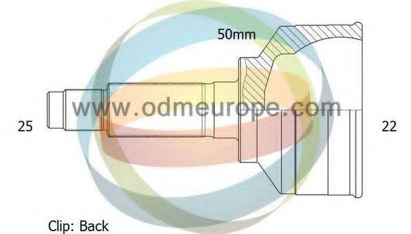 ODM-MULTIPARTS 12271340 Шарнірний комплект, приводний вал