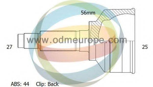 ODM-MULTIPARTS 12060182 Шарнірний комплект, приводний вал