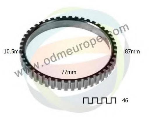 ODM-MULTIPARTS 26060001 Зубчастий диск імпульсного датчика, протибл. устр.