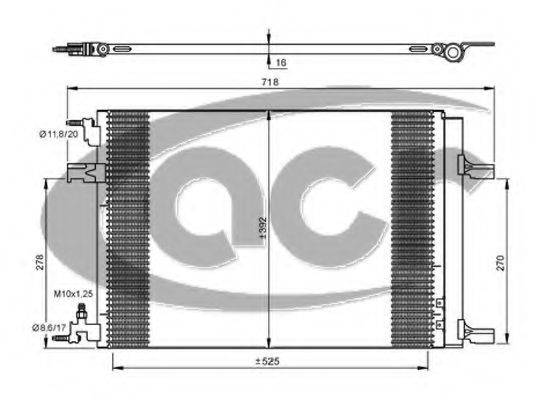 ACR 300663 Конденсатор, кондиціонер