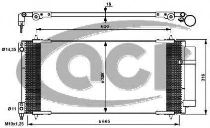 ACR 300679 Конденсатор, кондиціонер