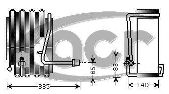 ACR 310174 Випарник, кондиціонер