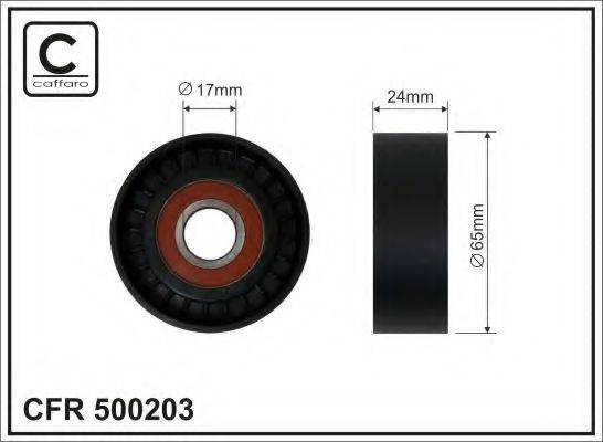 CAFFARO 500203 Натяжний ролик, полікліновий ремінь