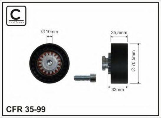 OPTIMAL 0N1602S Паразитний / провідний ролик, полікліновий ремінь