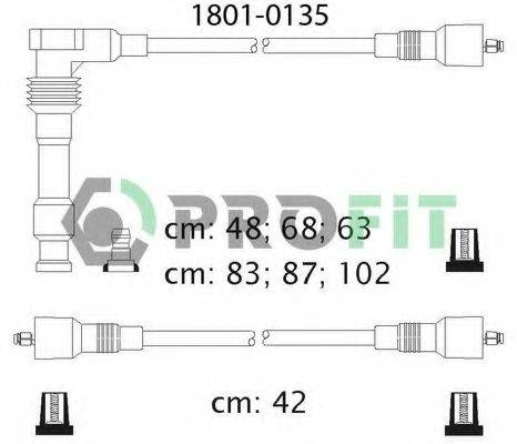 PROFIT 18010135 Комплект дротів запалювання