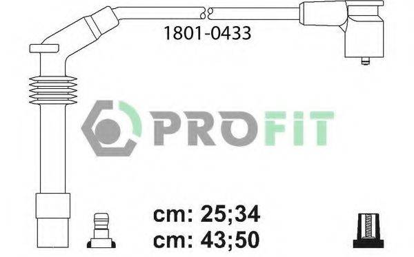 PROFIT 18010433 Комплект дротів запалювання