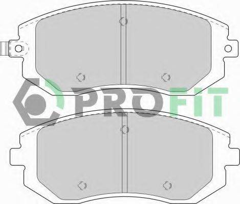 PROFIT 50001639C Комплект гальмівних колодок, дискове гальмо