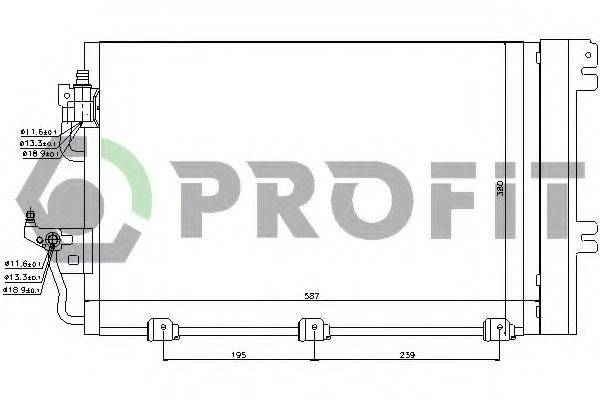 PROFIT PR5052C1 Конденсатор, кондиціонер