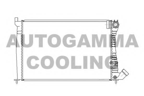 AUTOGAMMA 100205 Радіатор, охолодження двигуна