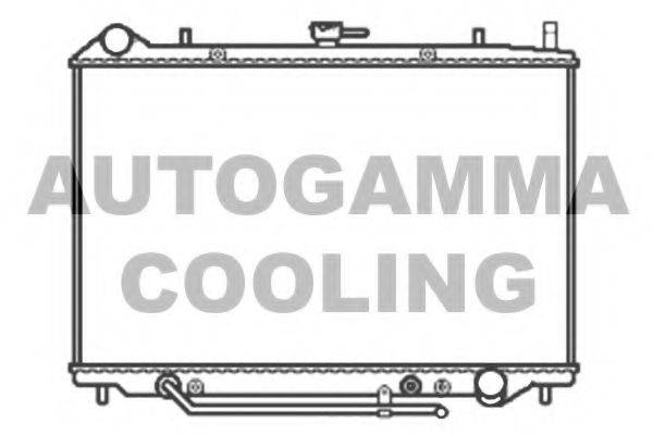 AUTOGAMMA 103516 Радіатор, охолодження двигуна