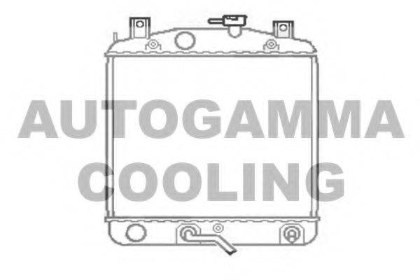 AUTOGAMMA 103907 Радіатор, охолодження двигуна