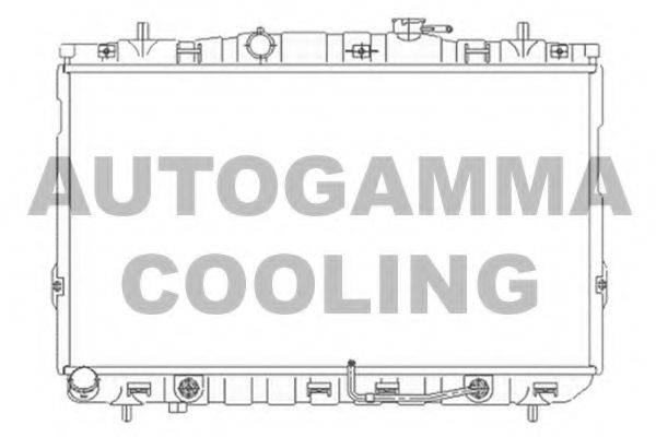 AUTOGAMMA 104077 Радіатор, охолодження двигуна