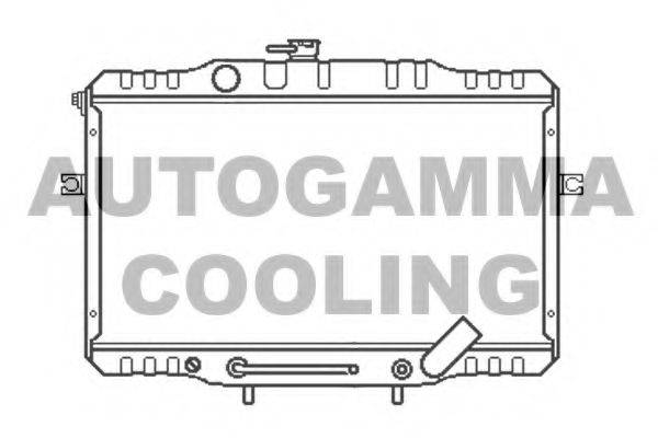 AUTOGAMMA 104081 Радіатор, охолодження двигуна