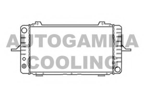 AUTOGAMMA 104145 Радіатор, охолодження двигуна
