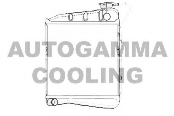 AUTOGAMMA 104203 Радіатор, охолодження двигуна